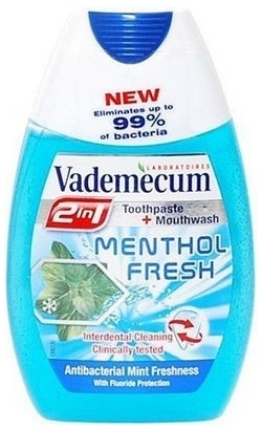 Vademecum 2in1 fogkr�m+sz�j�bl�t� Menthol Fresh
